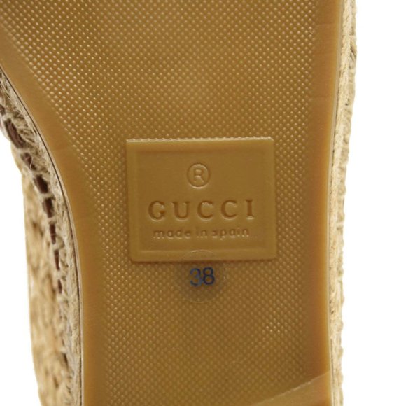 Gucci Adela GG Raffia Espadrilles EU 38 - Picture 15 of 15